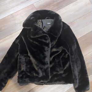 Simply Vera Vera Wang Black Teddy Jacket